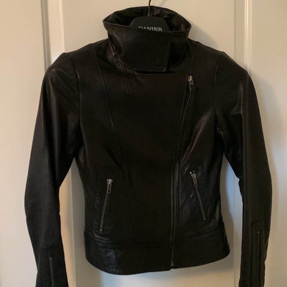 Mackage leather biker jacket - Picture 12 of 12